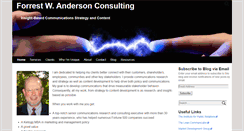 Desktop Screenshot of forrestwanderson.com